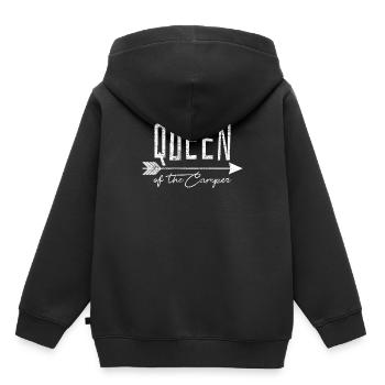 Campen Camper - Kinder Premium Organic Hoodie - Schwarz - Hinten - AI Model Kid Male (0cm)