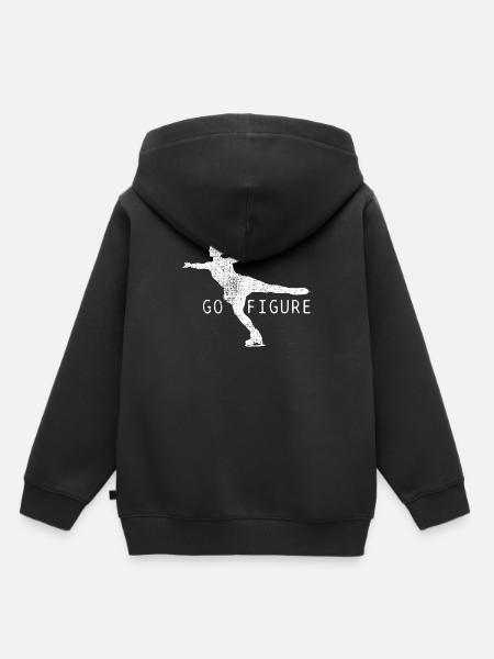 Figure Skating - Kinder Premium Organic Hoodie - Schwarz