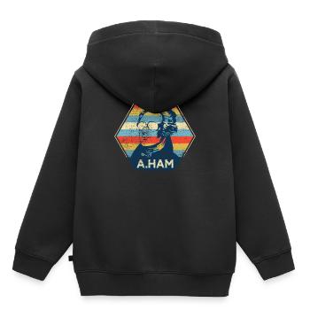 Alexander Hamilton - Kids Premium Organic Hoodie - black - Back - AI Model Kid Male (0cm)