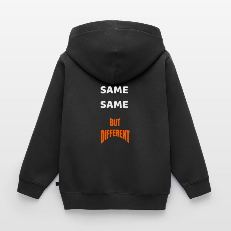 SAME SAME BUT DIFFERENT IDÉE DE CADEAU Sweat Premium à capuche enfant bio