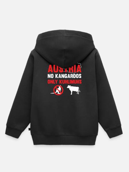 Österreich Austria - Kinder Premium Organic Hoodie - Schwarz