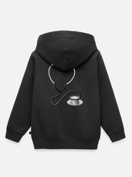 Arzt - Kinder Premium Organic Hoodie - Schwarz