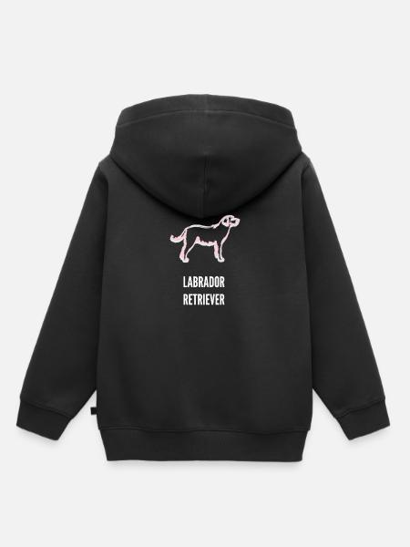 Labrador Retriever - Kinder Premium Organic Hoodie - Schwarz