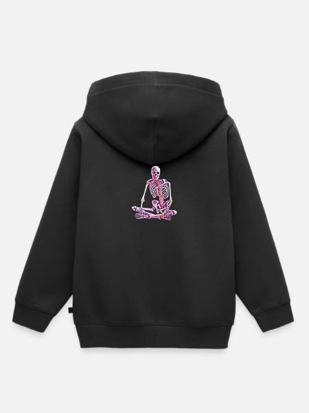 luuranko- - Lasten Premium huppari luomu - musta