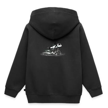 Killer whale - Kids Premium Organic Hoodie - black - Back - AI Model Kid Male (0cm)