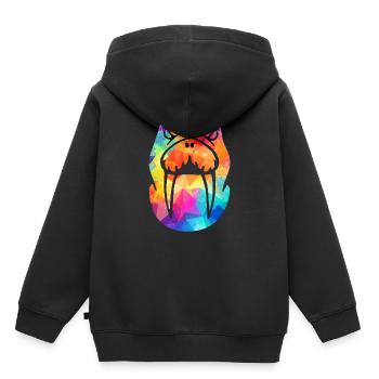 Morse - Sweat Premium à capuche enfant bio - noir - Dos - AI Model Kid Male (0cm)