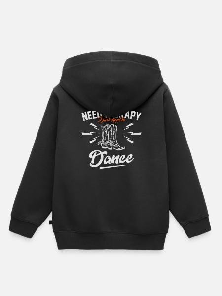 I Need to dance - Kinder Premium Organic Hoodie - Schwarz