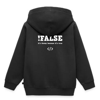 Programmer Programming funny saying - Kids Premium Organic Hoodie - black - Back - AI Model Kid Male (0cm)