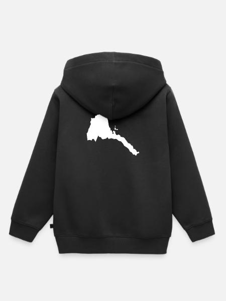 Eritrea originelle Geschenkidee - Kinder Premium Organic Hoodie - Schwarz