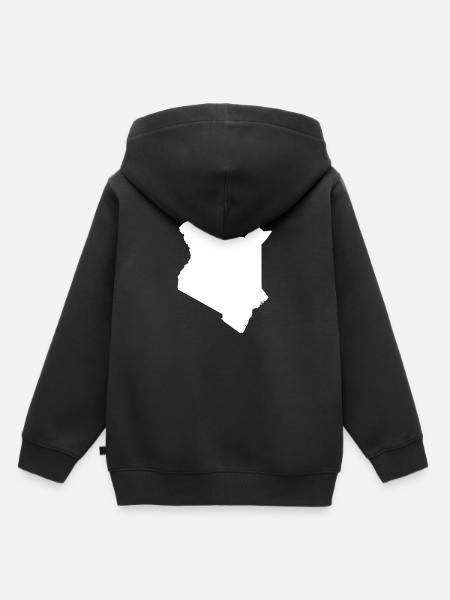 Kenia originelle Geschenkidee - Kinder Premium Organic Hoodie - Schwarz