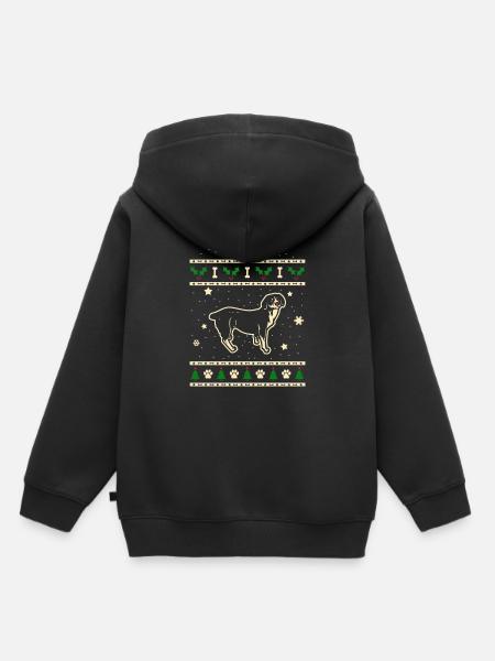 Entlebucher Weihnachtsgeschenk - Kinder Premium Organic Hoodie - Schwarz