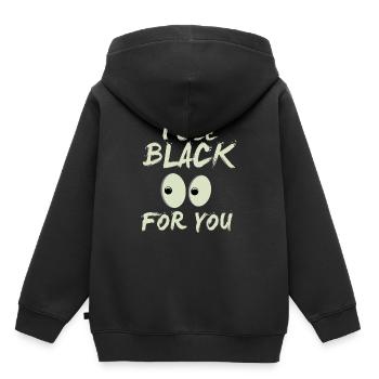 Lustiger Denglisch Spruch Denglisch Sprüche - Kinder Premium Organic Hoodie - Schwarz - Hinten - AI Model Kid Male (0cm)