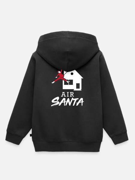 Weihnachtsmann - Kinder Premium Organic Hoodie - Schwarz