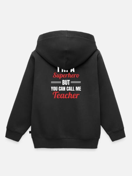 Lehrer - Kinder Premium Organic Hoodie - Schwarz