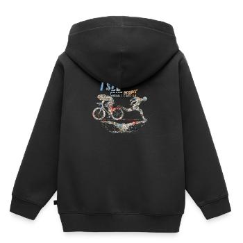Triathlon - Sweat Premium à capuche enfant bio - noir - Dos - AI Model Kid Male (0cm)