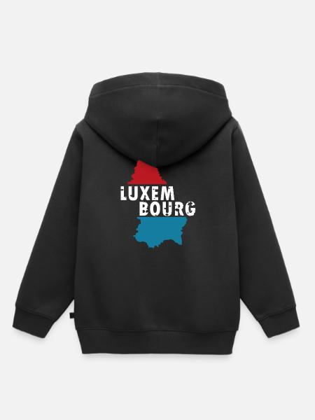 Luxemburg - Kinder Premium Organic Hoodie - Schwarz