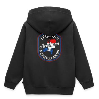 Niederlande Geschenk Niederländer Lustig Witz - Kinder Premium Organic Hoodie - Schwarz - Hinten - AI Model Kid Male (0cm)