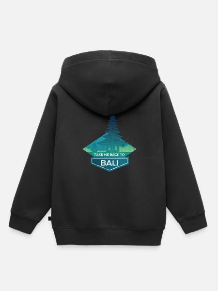 Bali - Kinder Premium Organic Hoodie - Schwarz