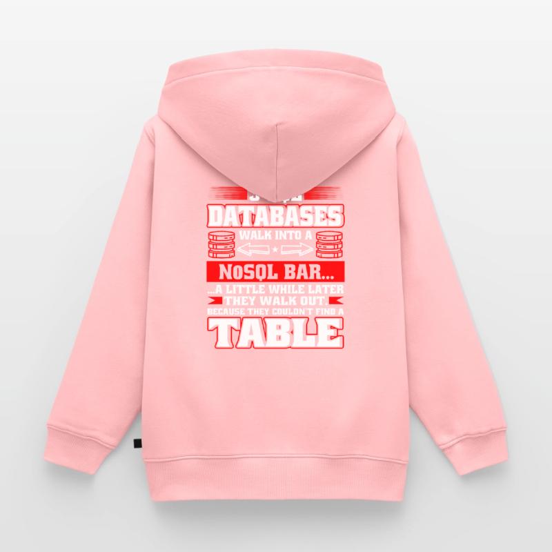 Database Administrator SQL Database Admin Sweat Premium à capuche enfant bio