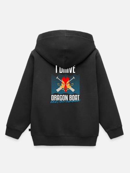 Chinesisches Bootsrennen für Drachenboot-Trainer - Kinder Premium Organic Hoodie - Schwarz