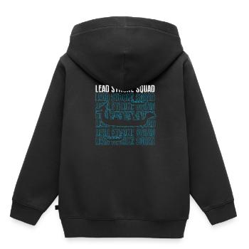 Thème de bateau-dragon pour pagayer en bateau-dragon - Sweat Premium à capuche enfant bio - noir - Dos - AI Model Kid Male (0cm)