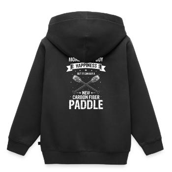 Bateau-dragon et équipage de bateau-dragon - Sweat Premium à capuche enfant bio - noir - Dos - AI Model Kid Male (0cm)
