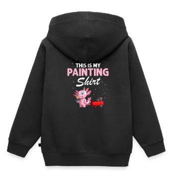Car painter offer for coachbuilders - Kids Premium Organic Hoodie - black - Back - AI Model Kid Male (0cm)