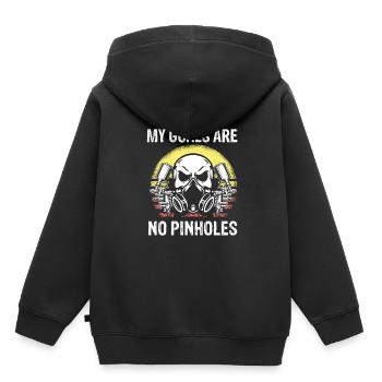 Car painter offer for coachbuilders - Kids Premium Organic Hoodie - black - Back - AI Model Kid Male (0cm)