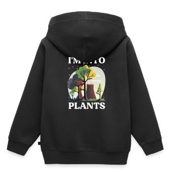 Nuklearingenieur für Kernkraftwerk und Kernenergie - Kinder Premium Organic Hoodie - Schwarz - Hinten - AI Model Kid Male (0cm)