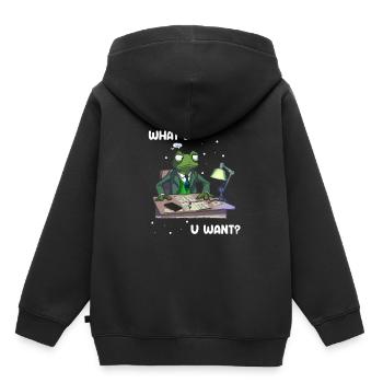 Nuklearingenieur für Kernkraftwerk und Kernenergie - Kinder Premium Organic Hoodie - Schwarz - Hinten - AI Model Kid Male (0cm)
