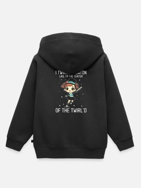 Stocktanz Design für Stabtänzerin - Kinder Premium Organic Hoodie - Schwarz