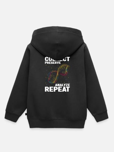 Forensischer Wissenschaftlicher Ermittler - Kinder Premium Organic Hoodie - Schwarz