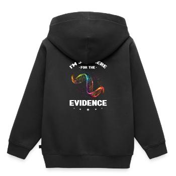 Forensischer Wissenschaftlicher Ermittler - Kinder Premium Organic Hoodie - Schwarz - Hinten - AI Model Kid Male (0cm)