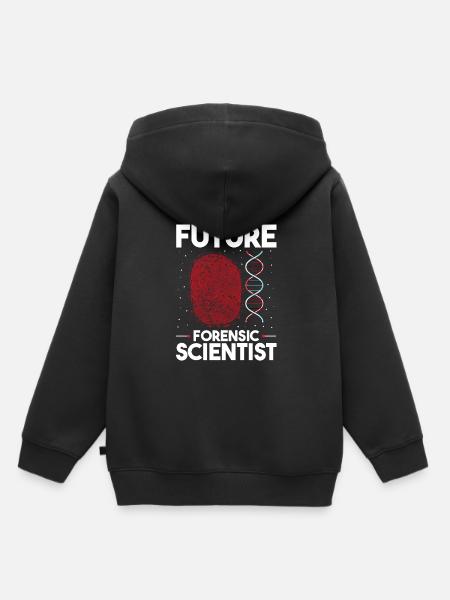 DNA-Analyst und Kriminallabor - Kinder Premium Organic Hoodie - Schwarz