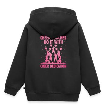 Cheerleading Coach Cheer Coach Cheerleader Cheer T - Kinder Premium Organic Hoodie - Schwarz - Hinten - AI Model Kid Male (0cm)
