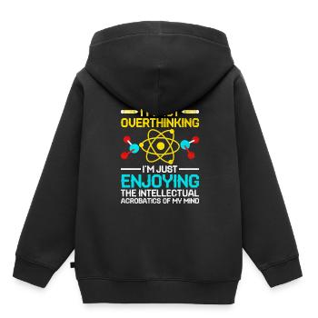 Naturwissenschaftliches Lehramt Lehramt Biologie Chemie P - Kinder Premium Organic Hoodie - Schwarz - Hinten - AI Model Kid Male (0cm)