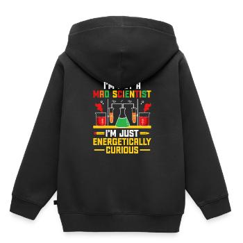 Naturwissenschaftliches Lehramt Lehramt Biologie Chemie P - Kinder Premium Organic Hoodie - Schwarz - Hinten - AI Model Kid Male (0cm)