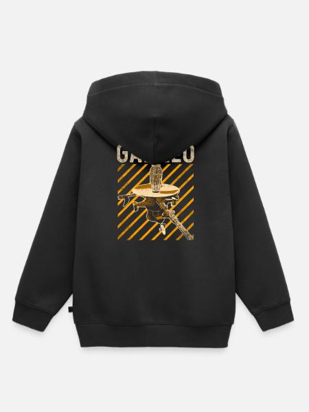 Jupiter Raumsonde Galileo - Kinder Premium Organic Hoodie - Schwarz