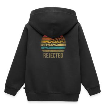 Rejected Sorry Retro Sunset Vintage - Kids Premium Organic Hoodie - black - Back - AI Model Kid Male (0cm)