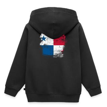 Panama - Sweat Premium à capuche enfant bio - noir - Dos - AI Model Kid Male (0cm)