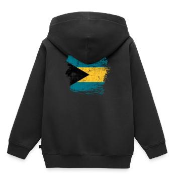 Bahamas - Sweat Premium à capuche enfant bio - noir - Dos - AI Model Kid Male (0cm)