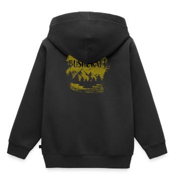 Bushcraft Survival - Kids Premium Organic Hoodie - black - Back - AI Model Kid Male (0cm)