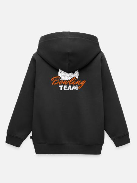 Bowling Team - Kinder Premium Organic Hoodie - Schwarz