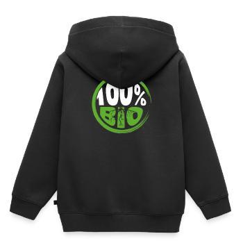 Environnement Bio - Sweat Premium à capuche enfant bio - noir - Dos - AI Model Kid Male (0cm)