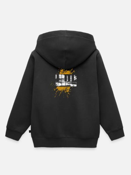 Klavier - Kinder Premium Organic Hoodie - Schwarz