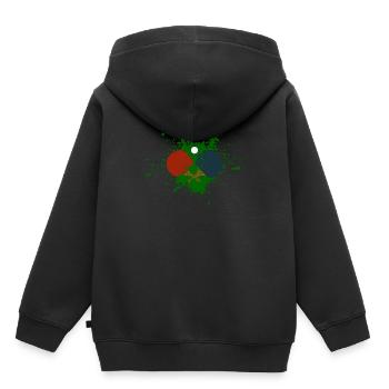 Ping-pong - Sweat Premium à capuche enfant bio - noir - Dos - AI Model Kid Male (0cm)