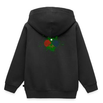 Ping-pong - Sweat Premium à capuche enfant bio - noir - Dos - AI Model Kid Male (0cm)