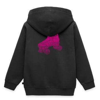 Roller skating Roller skating - Kids Premium Organic Hoodie - black - Back - AI Model Kid Male (0cm)
