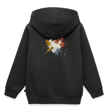Puzzle - Kids Premium Organic Hoodie - black - Back - AI Model Kid Male (0cm)