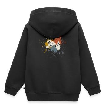 Gamer - Sweat Premium à capuche enfant bio - noir - Dos - AI Model Kid Male (0cm)